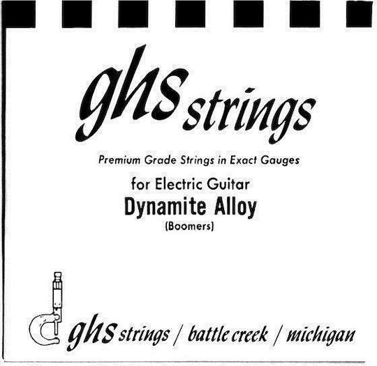 GHS Strings Boomers Single Steel Electric Guitar String 18"