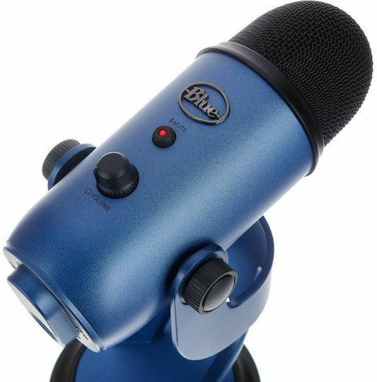 Blue Microphones Yeti Condenser Microphone USB Tabletop for Vocals in Blue Color