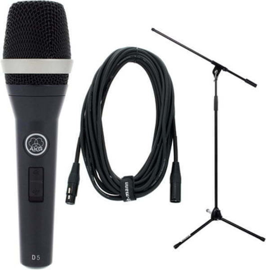 AKG D5 Δυναμικό Μικρόφωνο XLR Χειρός για Φωνητικά