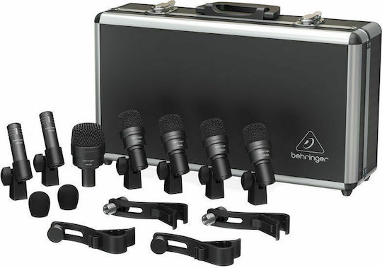 Behringer BC1200 Drum Set Σετ Δυναμικό Μικρόφωνο XLR Shock Mounted