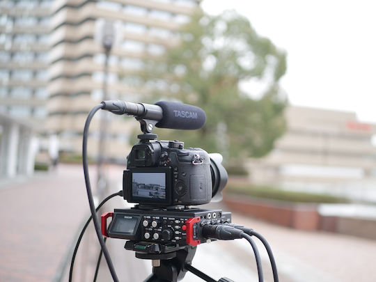 Tascam TM-200SG Кондензаторен Микрофон Шоково монтиран за Камера в Черен Цвят