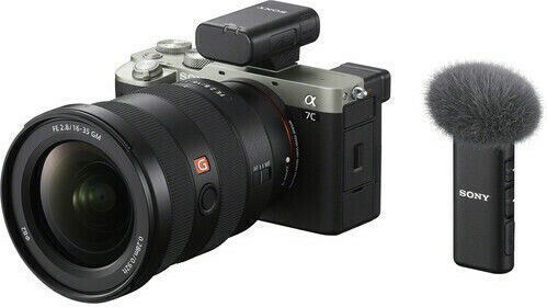 Sony ECM-W2BT Drahtlos Kondensator (Kleine Membran) Mikrofon Anklipsen für Kamera