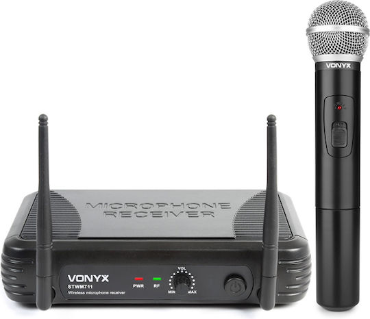 Vonyx STWM711 Drahtlos Δυναμικό Mikrofon Handgemacht für Gesang