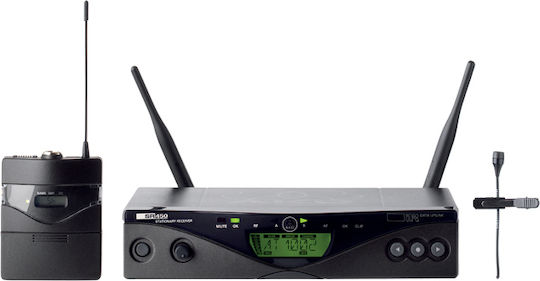 AKG WMS-45 Presenter Σετ Ασύρματο Πυκνωτικό Μικρόφωνο Πέτου, Clip On, Ζώνης