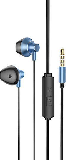 Hoco M75 Belle In-ear Handsfree με Βύσμα 3.5mm Μπλε