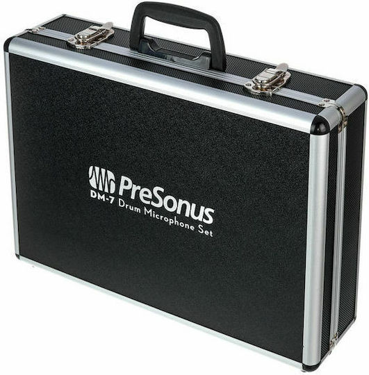 Presonus DM-7 Set Δυναμικό Microphone XLR Shock Mounted for Studio