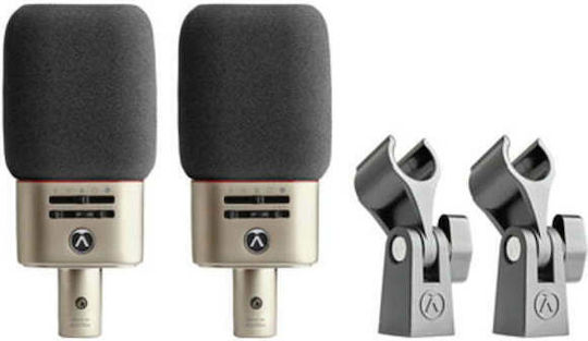 Austrian Audio OC818 Live Set Σετ Πυκνωτικό Μικρόφωνο XLR Shock Mounted για Φωνητικά σε Χρυσό Χρώμα