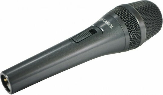 Ihos AC-910S Δυναμικό Μικρόφωνο XLR Χειρός για Φωνητικά σε Γκρι Χρώμα