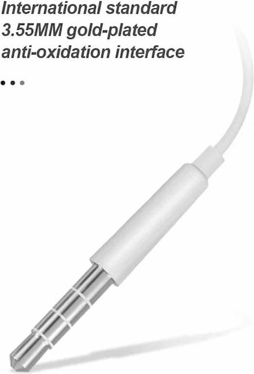 HP DHH-1111 In-ear Handsfree Headphones with Connector 3.5mm White