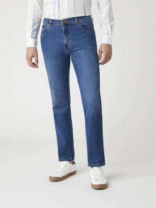 Τexas Men's Jeans Pants with Regular Straight Fit Navy Blue