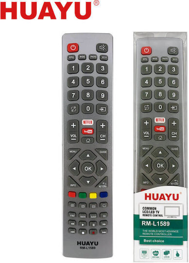 Τηλεχειριστήριο Συμβατό Τηλεοράσεις Sharp Aquos Huayu Rm-l1589