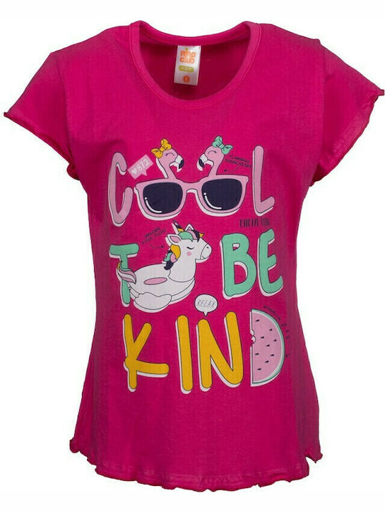 Nina Club Kinder-Nachtwäsche Sommer Fuchsie Cool
