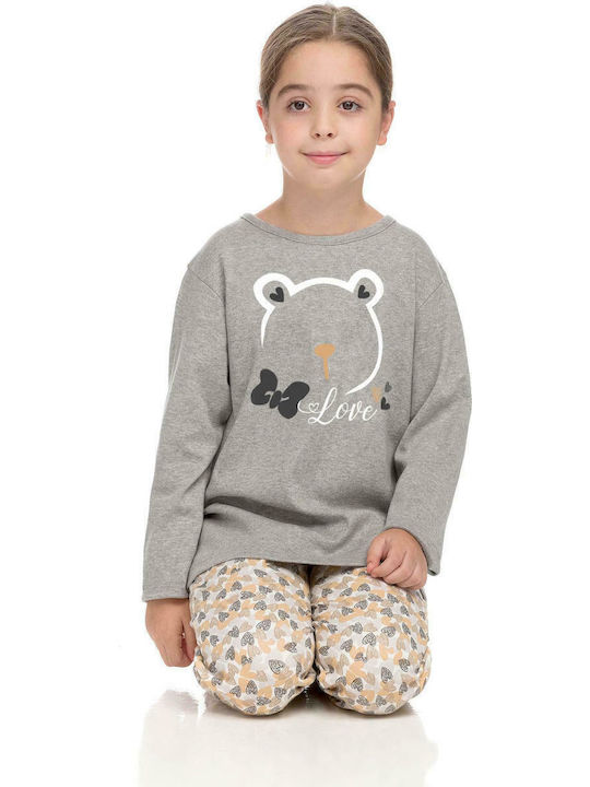 Vamp Kids' Pajamas Winter Gray