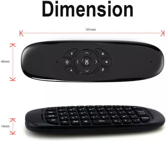 Andowl Universal Τηλεχειριστήριο Q-A09 για TV Boxes και Τηλεοράσεις
