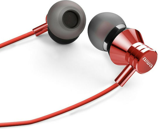 Aiwa ESTM-50 În ureche Handsfree cu Mufă 3.5mm Roșu