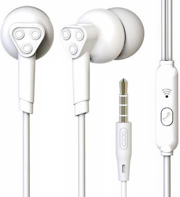 XO EP33 In-ear Handsfree Headphones with Connector 3.5mm White