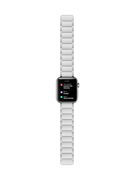 X-Doria Raptic Classic Каишка Неръждаема стомана Сребрист (Apple Watch 44/45/46mm/Ultra 49mm)