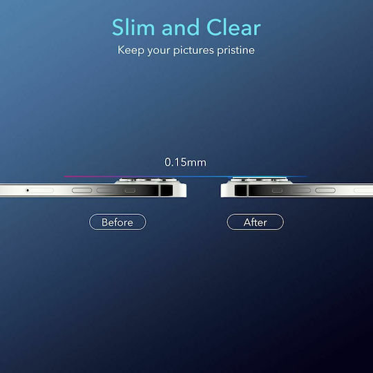 ESR Lens Protector Προστασία Κάμερας Tempered Glass Διάφανο για το iPhone 13 Pro / 13 Pro Max