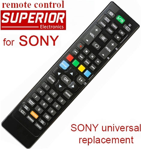 Superior Electronics Συμβατό Τηλεχειριστήριο Universal για Τηλεοράσεις Sony
