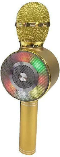 Microfon Karaoke Wireless WS-669 Auriu