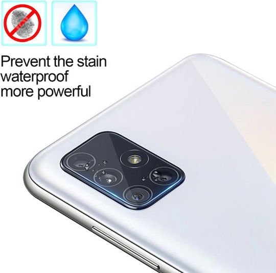 Smartfits Lens Camera Protection Tempered Glass Blue for the Galaxy A51