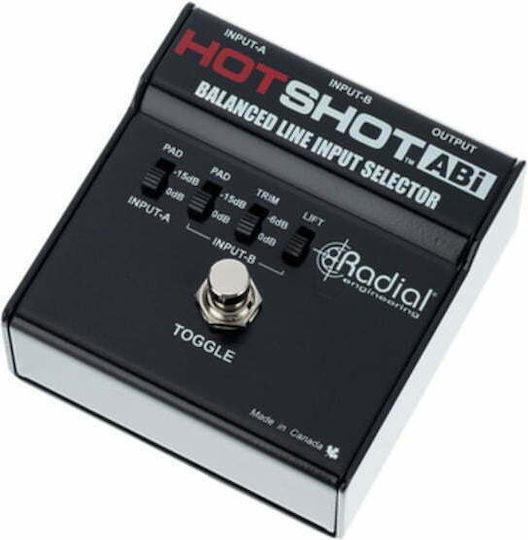 Radial HotShot ABi Πετάλι Footswitch Ηλεκτρικής Κιθάρας, Ηλεκτρικού Μπάσου, Ηλεκτροακουστικών Οργάνων, Πλήκτρων & Synths και Φωνής
