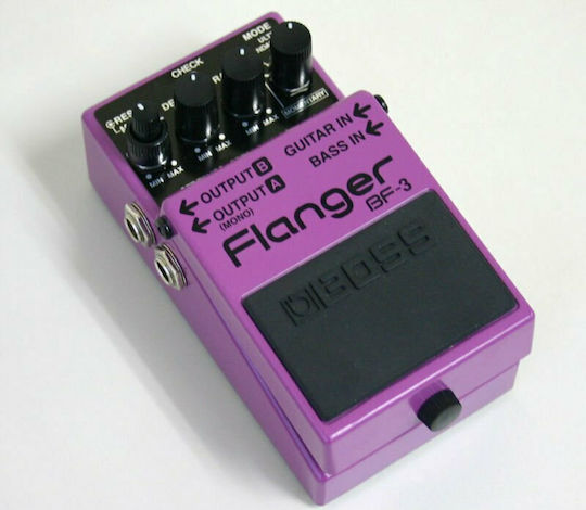 Boss BF-3 Pedale Wirkung Flanger E-Gitarre und E-Bass