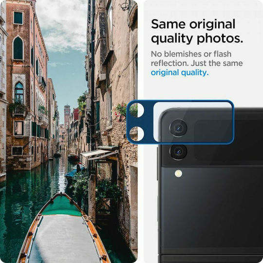 Spigen Optik Lens Protector Προστασία Κάμερας Tempered Glass Μαύρο για το Galaxy Z Flip3 5G