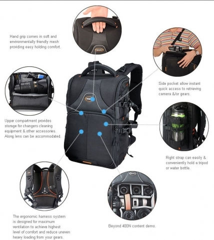 Benro Beyond B100 Schwarzer Kamerarucksack