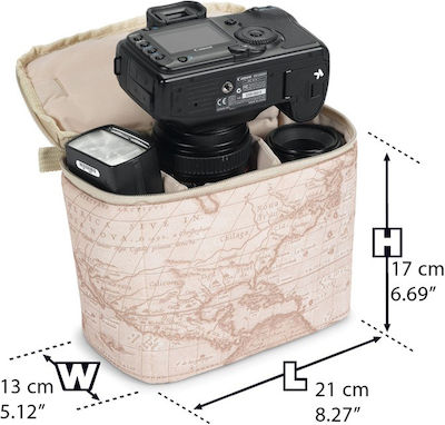National Geographic Τσάντα Ώμου Φωτογραφικής Μηχανής Earth Explorer Medium Messenger Bag Μέγεθος Medium σε Χακί Χρώμα