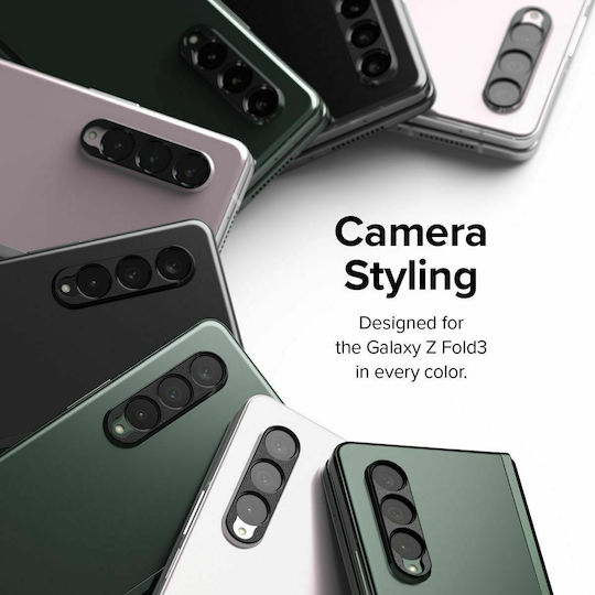Ringke Protector Camera Protection Tempered Glass Black for the Galaxy Z Fold 3