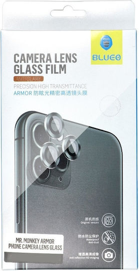 Blueo 5D Mr. Monkey Armor Glass Camera Protection Tempered Glass Gold for the iPhone 12 Pro