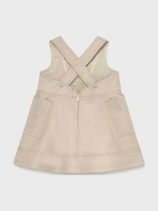 Kids' Overall Skirt Monochrome Beige