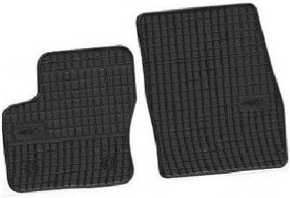 Frogum Set of Front and Rear Mats 2pcs for Ford Transit Connect 2013+ Black