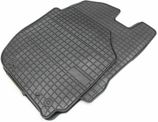 Frogum Set of Front and Rear Mats 4pcs for Honda HR-V 2015 Black