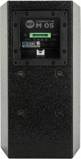 RCF Compact M 05 13000581 Παθητικό Ηχείο PA 80W με Woofer 5" 17.2x19.1x30.3εκ.