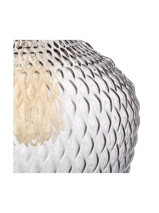 Atmosphera Omaha Adjustable Ceiling Light Transparent with E27 Socket 21x32.5cm