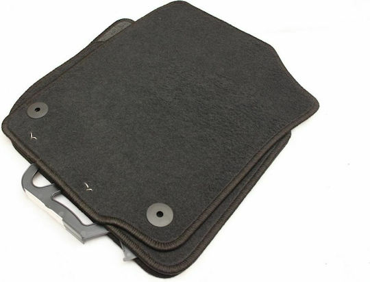Petex Set of Front and Rear Mats 4pcs for Skoda Rapid 2012+ Black