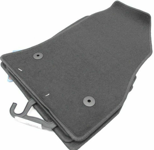 Petex Set of Front and Rear Mats 4pcs for Fiat 500L 2017+ Black