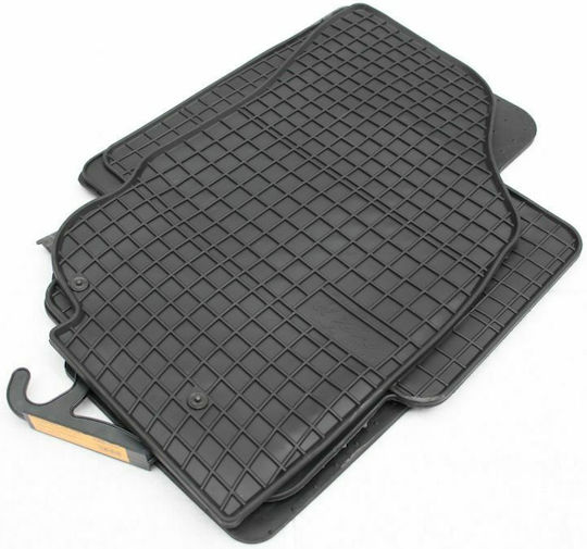 Frogum Set of Front and Rear Mats 4pcs for Toyota Hilux 2005 Black