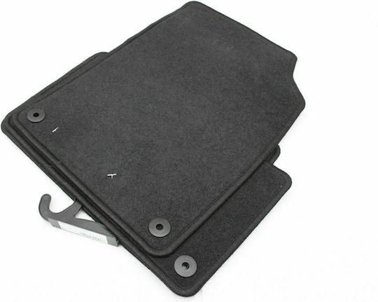Petex Set of Front and Rear Mats 4pcs for Volvo XC 90 2015+ Black