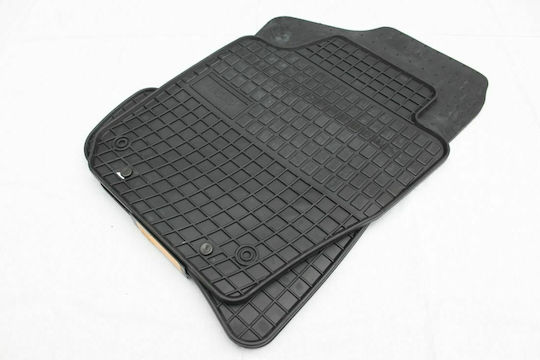 Frogum Set of Front and Rear Mats 4pcs for Seat Ibiza Skoda Fabia 2008-2016 Black