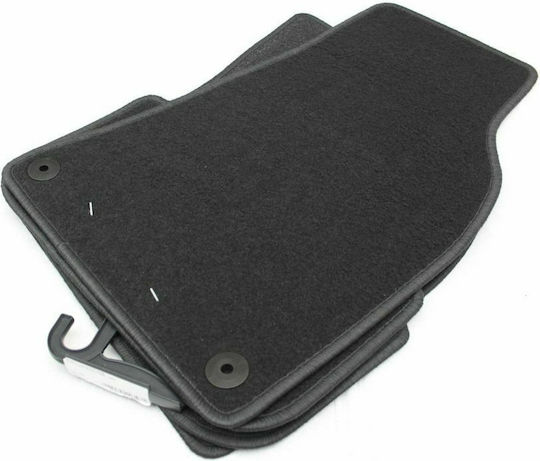 Petex Σετ Μπροστινά και Πίσω Πατάκια 4τμχ για Citroen C6 Audi A6 2004-2011 Μαύρα