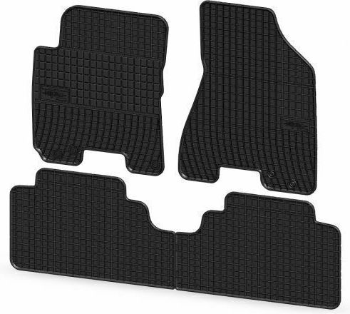 Frogum Set of Front and Rear Mats 4pcs for Kia Sportage Hyundai Tucson 2002-2010 Black