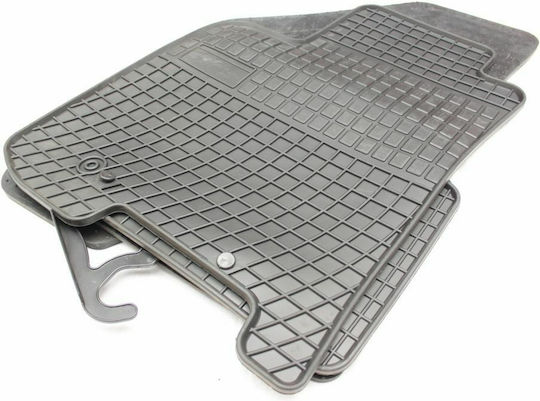 Frogum Set of Front and Rear Mats 4pcs for Chevrolet Lacetti Daewoo Nubira 2003 2009 Black