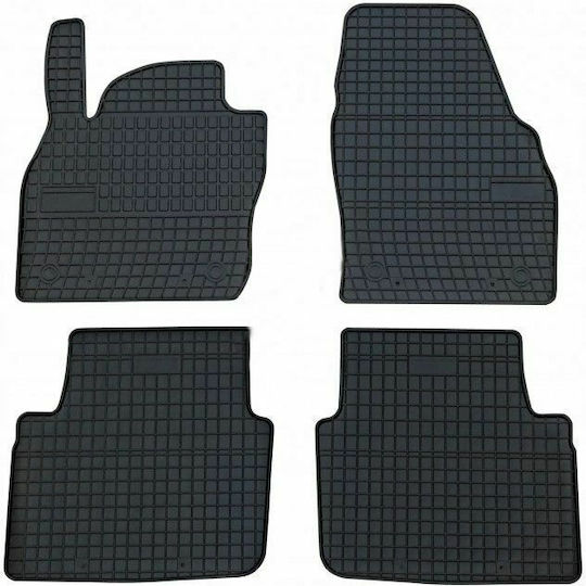 Frogum Set of Front and Rear Mats 4pcs for Skoda Kamiq 2019 Black