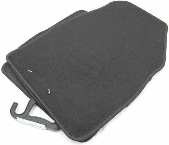 Petex Set of Front and Rear Mats 4pcs for Ford Ka 2016+ Black
