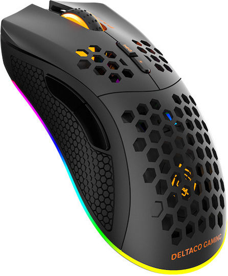 Deltaco GAM-120 Ασύρματο RGB Gaming Ποντίκι 4800 DPI Μαύρο