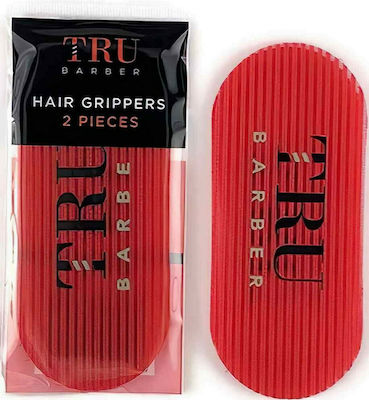 Trubarber Hair Gripper Red/Black 2τμχ