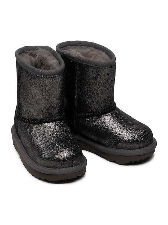 Classic II Suede Kids Boots Black